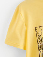 Load image into Gallery viewer, Cactus Print Crop Tee