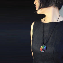 Load image into Gallery viewer, Tree of Life Rainbow Necklace