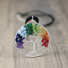 Load image into Gallery viewer, Tree of Life Rainbow Necklace
