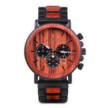 Load image into Gallery viewer, P09 Wood and Stainless Steel Watches