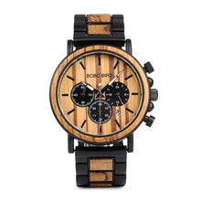 Load image into Gallery viewer, P09 Wood and Stainless Steel Watches