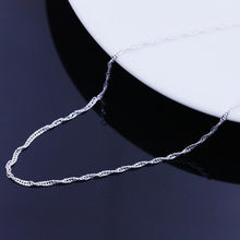 Load image into Gallery viewer, Necklace Female Necklace Models Wave Chain Of