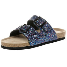 Load image into Gallery viewer, Womens Slippers Sandals Summer Cross Toe Double
