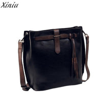 Load image into Gallery viewer, Women Messenger Bag Tassel Bucket Vintage