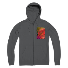 Load image into Gallery viewer, COLORFUL TROPICAL LEAVES no4 Premium Adult Zip