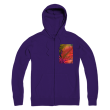 Load image into Gallery viewer, COLORFUL TROPICAL LEAVES no4 Premium Adult Zip