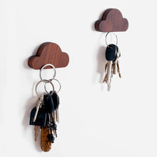 Load image into Gallery viewer, Clound Wooden Magnetic Key Holder