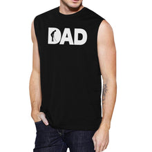 Load image into Gallery viewer, Dad Golf Mens Black Fathers Day Design Muscle