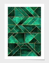 Load image into Gallery viewer, Abstract Nature - Emerald Green  Frame