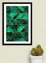 Load image into Gallery viewer, Abstract Nature - Emerald Green  Frame