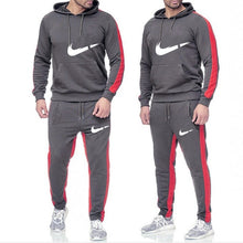 Load image into Gallery viewer, New 2019 Brand Tracksuit Men Thermal Men Sportswear Sets Fleece Thick Hoodie+Pants Sporting Suit Casual Sweatshirts Sport Suit