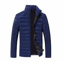 Load image into Gallery viewer, Boys' Men's Warm Stand Collar Slim Fashion Winter Zip Coat Outwear Down Jacket