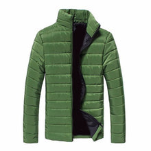 Load image into Gallery viewer, Boys' Men's Warm Stand Collar Slim Fashion Winter Zip Coat Outwear Down Jacket