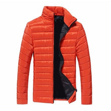 Load image into Gallery viewer, Boys' Men's Warm Stand Collar Slim Fashion Winter Zip Coat Outwear Down Jacket
