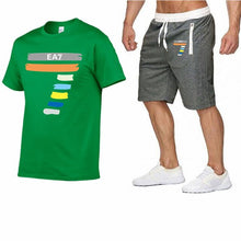 Load image into Gallery viewer, New Fashion Sportsuit and Tee Shirt Set Mens T Shirt Shorts+Short Pants Men Summer Tracksuit Men Brand Casual Tee Shirt shorts