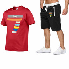 Load image into Gallery viewer, New Fashion Sportsuit and Tee Shirt Set Mens T Shirt Shorts+Short Pants Men Summer Tracksuit Men Brand Casual Tee Shirt shorts