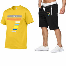 Load image into Gallery viewer, New Fashion Sportsuit and Tee Shirt Set Mens T Shirt Shorts+Short Pants Men Summer Tracksuit Men Brand Casual Tee Shirt shorts