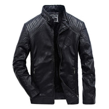 Load image into Gallery viewer, FGKKS Brand Men Leather Jackets 2019 Winter Jacket Male Classic Motorcycle Style Male Inside Thick Coats Men's Leather Jacket