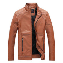 Load image into Gallery viewer, FGKKS Brand Men Leather Jackets 2019 Winter Jacket Male Classic Motorcycle Style Male Inside Thick Coats Men's Leather Jacket