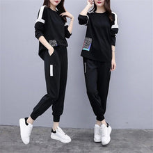 Load image into Gallery viewer, 2 Piece Outfits for Women Hoodie Set Causal Tracksuit Top and Pants Suit Female Sportswear Outfit