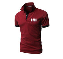 Load image into Gallery viewer, 2019 New Fashion Helly Hansen Printed Men Polo Shirt Lapel Collar Slim Fit Tops Casual Classic Male Polos Shirts S-5XL