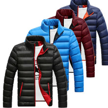 Load image into Gallery viewer, Men's Packable Down Jacket Men's Ultra Lightweight Packable Puffer Down Jacket Men Lightweight Stand Collar Packable Down Jacket