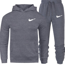 Load image into Gallery viewer, Men's Fashion Hoodies Set Suits Hit Color Mosaic Stars Sweater Sweatsuit Mens Track Suit Set Men Clothes 2019