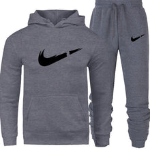 Load image into Gallery viewer, Men's Fashion Hoodies Set Suits Hit Color Mosaic Stars Sweater Sweatsuit Mens Track Suit Set Men Clothes 2019