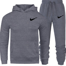 Load image into Gallery viewer, Men's Fashion Hoodies Set Suits Hit Color Mosaic Stars Sweater Sweatsuit Mens Track Suit Set Men Clothes 2019