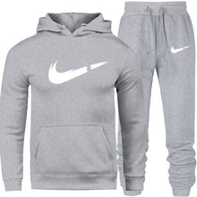Load image into Gallery viewer, Men's Fashion Hoodies Set Suits Hit Color Mosaic Stars Sweater Sweatsuit Mens Track Suit Set Men Clothes 2019