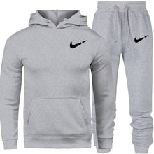 Load image into Gallery viewer, Men's Fashion Hoodies Set Suits Hit Color Mosaic Stars Sweater Sweatsuit Mens Track Suit Set Men Clothes 2019