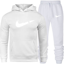 Load image into Gallery viewer, Men's Fashion Hoodies Set Suits Hit Color Mosaic Stars Sweater Sweatsuit Mens Track Suit Set Men Clothes 2019