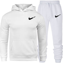 Load image into Gallery viewer, Men's Fashion Hoodies Set Suits Hit Color Mosaic Stars Sweater Sweatsuit Mens Track Suit Set Men Clothes 2019