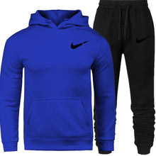 Load image into Gallery viewer, Men's Fashion Hoodies Set Suits Hit Color Mosaic Stars Sweater Sweatsuit Mens Track Suit Set Men Clothes 2019