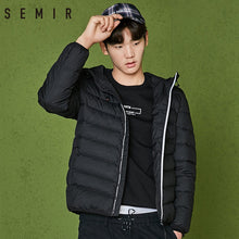 Load image into Gallery viewer, SEMIR Down Jacket Men 2019 Winter New Korean Version Short Coat Slim Clothes Youth Men Fashion Warm Down Jackets For Male