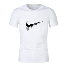 Load image into Gallery viewer, Tide brand LOGO printing men's short-sleeved T-shirt fashion casual loose T-shirt + jogging sports pants 2019 new men's clothing