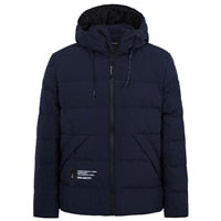 Load image into Gallery viewer, SEMIR Men Quilted Lightweight Hooded Down Jacket with Full-Zip Men's Fitted Puffer Jacket with Drawstring Hood with Side Pocket