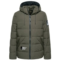 Load image into Gallery viewer, SEMIR Men Quilted Lightweight Hooded Down Jacket with Full-Zip Men's Fitted Puffer Jacket with Drawstring Hood with Side Pocket