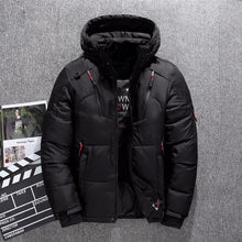Load image into Gallery viewer, 2019 Winter Duck Down Jacket Men New Fashion Fur Collar Jacket Men Thick Warm Mens White Duck Down Coat Jaqueta Masculina