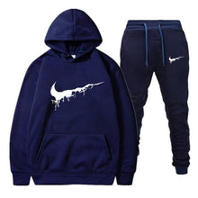 Load image into Gallery viewer, New Sport Suit Print Hoodie Hooded Men Casual Cotton Fall / Winter Warm Sweatshirts Men's Casual Tracksuit Costume