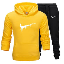 Load image into Gallery viewer, New Sport Suit Print Hoodie Hooded Men Casual Cotton Fall / Winter Warm Sweatshirts Men's Casual Tracksuit Costume