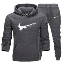 Load image into Gallery viewer, New Sport Suit Print Hoodie Hooded Men Casual Cotton Fall / Winter Warm Sweatshirts Men's Casual Tracksuit Costume