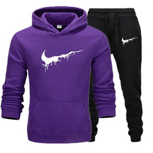 Load image into Gallery viewer, New Sport Suit Print Hoodie Hooded Men Casual Cotton Fall / Winter Warm Sweatshirts Men's Casual Tracksuit Costume