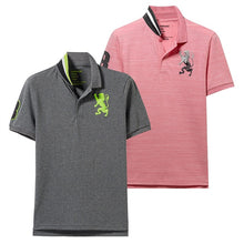 Load image into Gallery viewer, Giordano Men Polo Shirt Pack Of 2 Embroidered Pattern Fashion Polo Men Stretchy Short Sleeve Polos Para Hombre Brand Summer Tops
