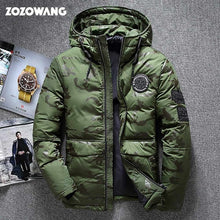 Load image into Gallery viewer, ZOZOWANG High quality men's winter jacket thick snow parka overcoat white duck down jacket men wind breaker down coat size 4XL
