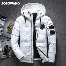 Load image into Gallery viewer, ZOZOWANG High quality men's winter jacket thick snow parka overcoat white duck down jacket men wind breaker down coat size 4XL