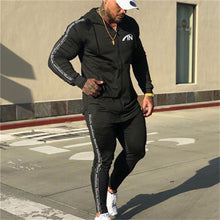 Load image into Gallery viewer, FRMARO 2019 Men Sportswear Hoodies Pants Set Autumn Track Suit Clothes Casual Tracksuit Men Sweatshirts Male Joggers Streetwear