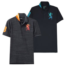 Load image into Gallery viewer, Giordano Men Polo Shirt Pack Of 2 Embroidered Pattern Fashion Polo Men Stretchy Short Sleeve Polos Para Hombre Brand Summer Tops