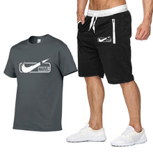 Load image into Gallery viewer, 2019 new T Shirt+Shorts Sets Men Letter Printed Summer Suits Casual Tshirt Men Tracksuits Brand Clothing Tops Tees Set Male