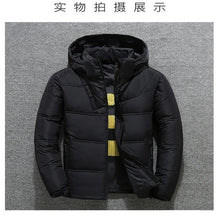 Load image into Gallery viewer, 2019 Winter Jacket Men High Quality Thermal Thick Coat Snow Red Black Parka Male Warm Outwear Fashion White Duck Down Jacket Men